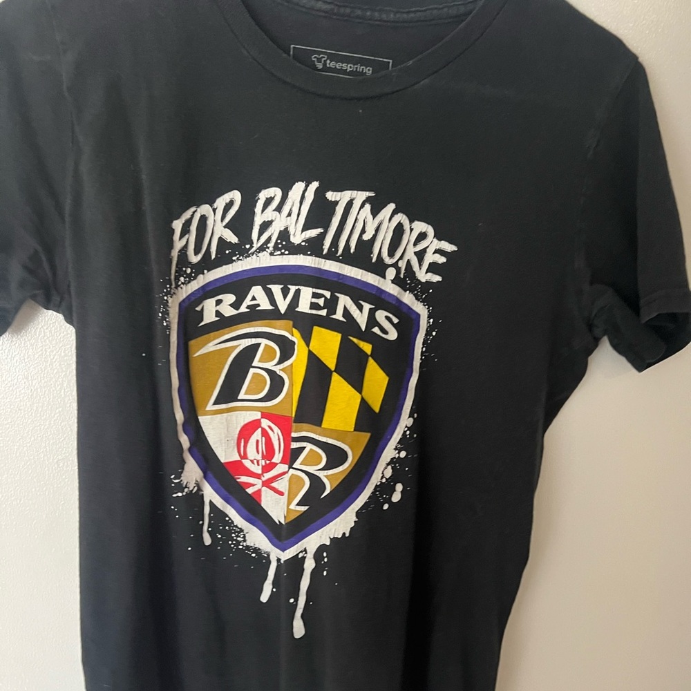 Baltimore Ravens shirt, designed by All Time Low